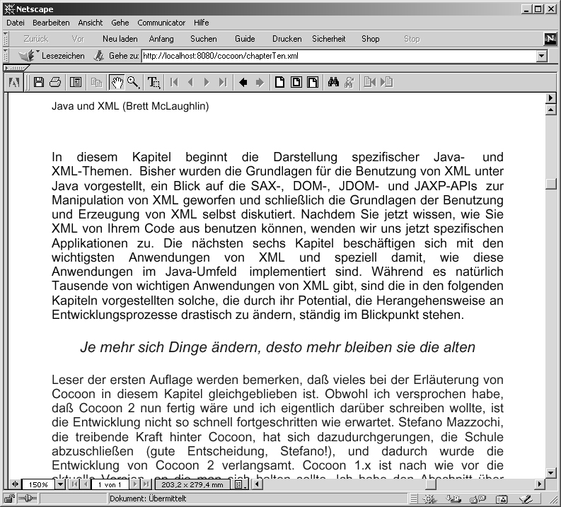 Resultat der Transformation von chapterTen.xml nach PDF Resultat der Transformation von chapterTen.xml nach PDF