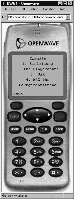 WML-Inhaltsverzeichnis WML-Inhaltsverzeichnis