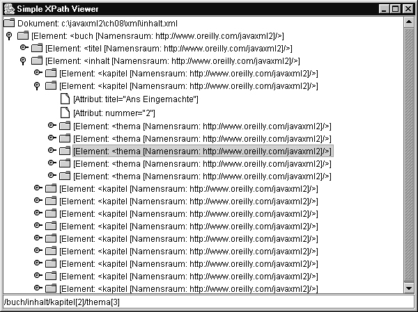 contents.xml und XPaths betrachten contents.xml und XPaths betrachten